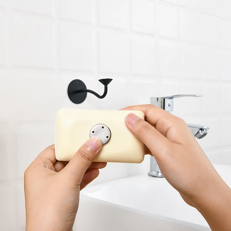 Держатель для мыла самоклеящийся магнитный подвесной держатель из нержавеющей