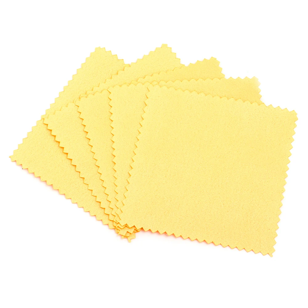 

50 шт. Многоразовые полировальные ткани серебристого цвета