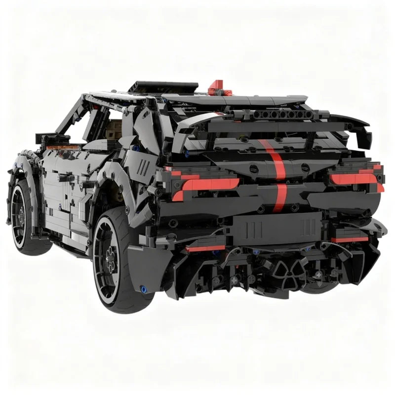 Фото 3962 детали MOC Mansory Venatus Black Lamborghini Urus: Конструктор, игрушка, строительные блоки, подарок на Рождество, день рождения, креативный DIY-набор №4