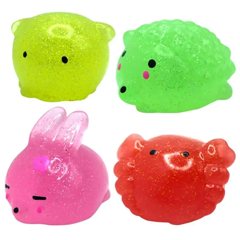 

Mini Mochi Animal Pattern Squeeze Toy Antistress Relief Squeeze Fidget Toys Party Favor Sensory Toy Gift For Kids Adults