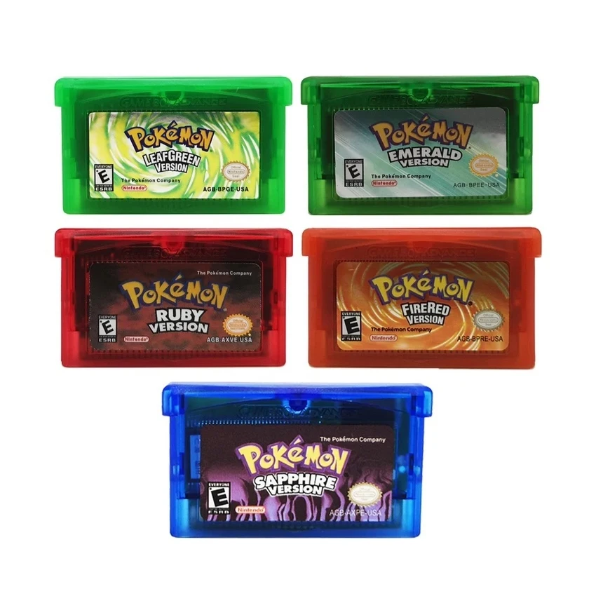 Фото Игровая консоль Pokemon GBA картридж GBA 32-битная видеоконсоль Изумрудный Rogue стран неба тета Изумрудный последний танец №2