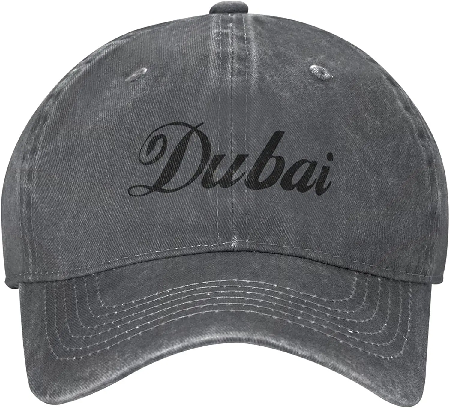 

Dubai Baseball Cap Vintage Dad Hat for Men and Women Washed Adjustable Classic Cotton Anti Sun Ball Hats Casual Four Seasons