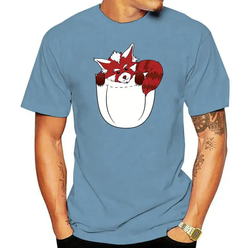 

Мужская футболка с карманом Красной панды красная панда женская футболка с карманом