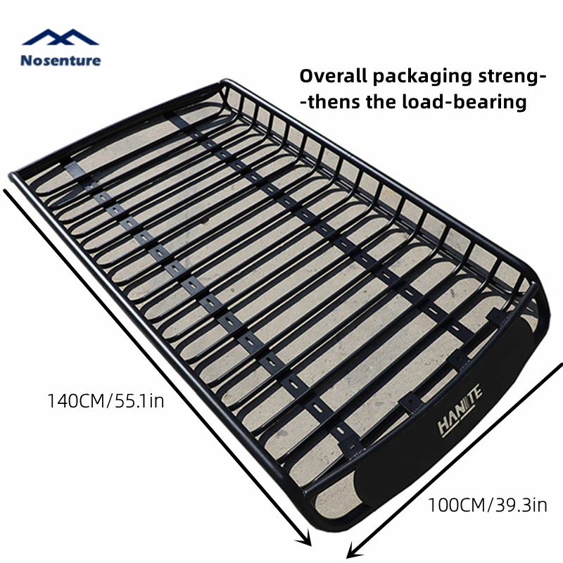 

55.1inch/47.2inch Roof Rack Frame Roof Rack Car Off-Road Modification Supplies