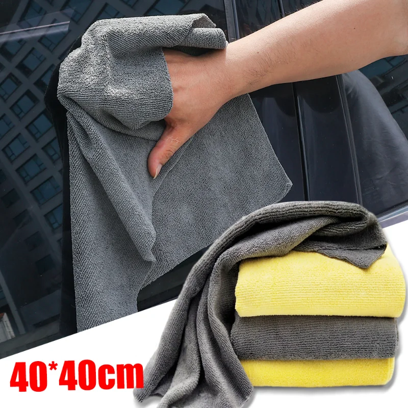 

300gsm Thin Style Microfiber Car Washing Towel Waxed Cloth Crystal Plated Towel Car Body Polishing Cleaning Towels Rag