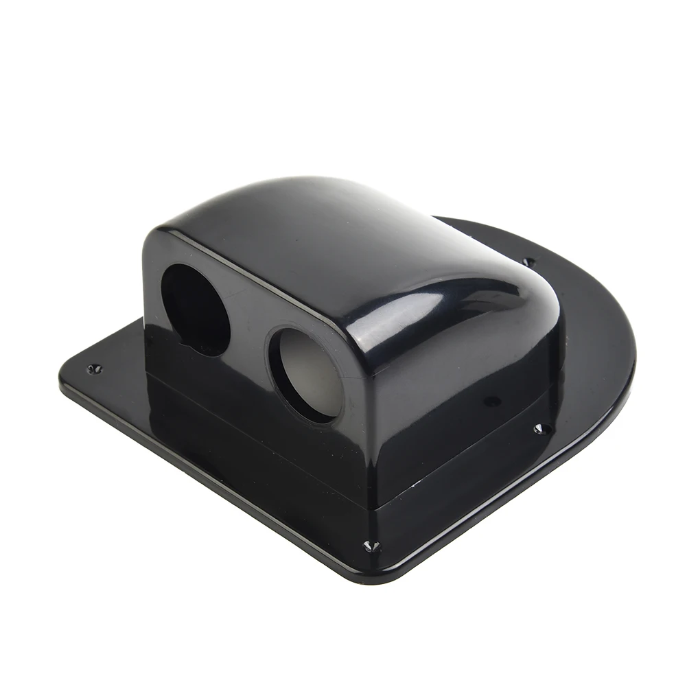 For RV Roof Boat ​junction Box Panel Mounting Gland Box Solar Panel ABS Plastic Double Cable Newest Automobile Accessories