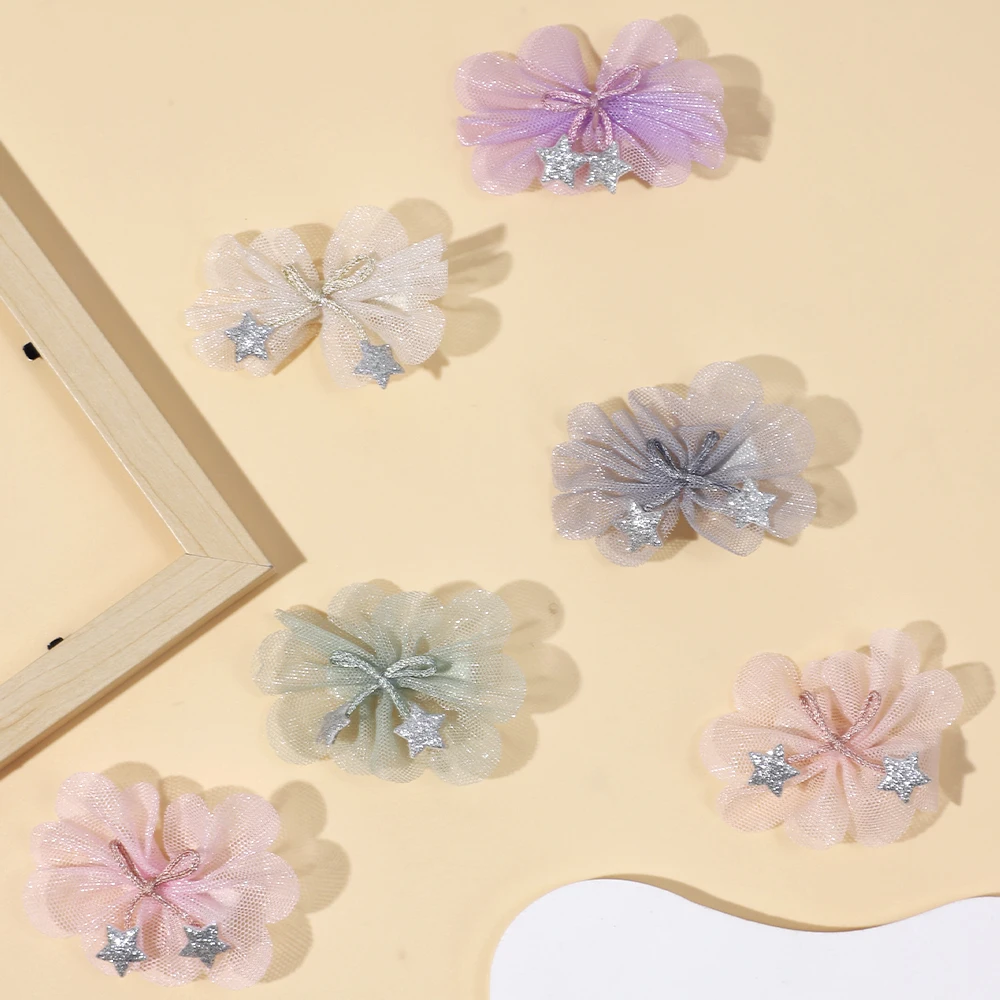 Заколки для волос в стиле принцессы девочек аксессуары с полностью подкладкой из