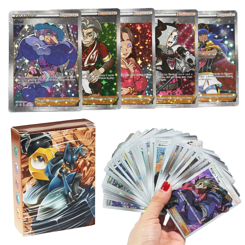 

New Pokemon Cards VMAX GX 1996 Years Trainer English Version Pokemon Cards Playing Game Collection Booster Box Kids Toys Gifts