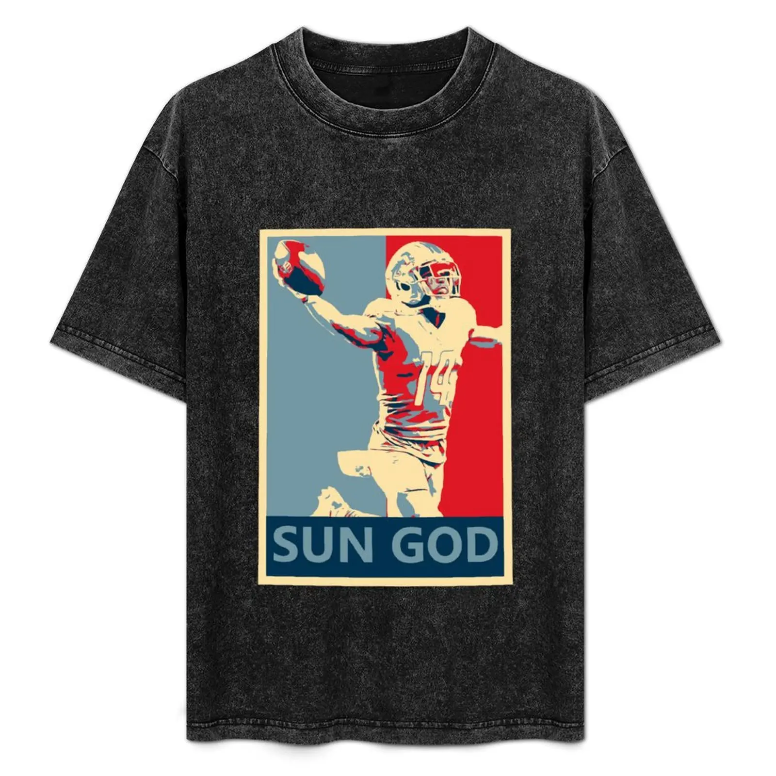 Футболка Amon sport Ra St. Brown Lions Sun God Campaign с графическим рисунком футболка большого