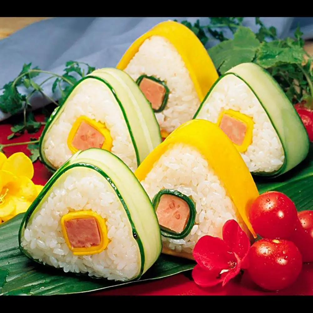 

Форма для риса в суши, пресс для приготовления пищи, треугольная форма для суши, японские кухонные гаджеты Bento, наборы японской еды