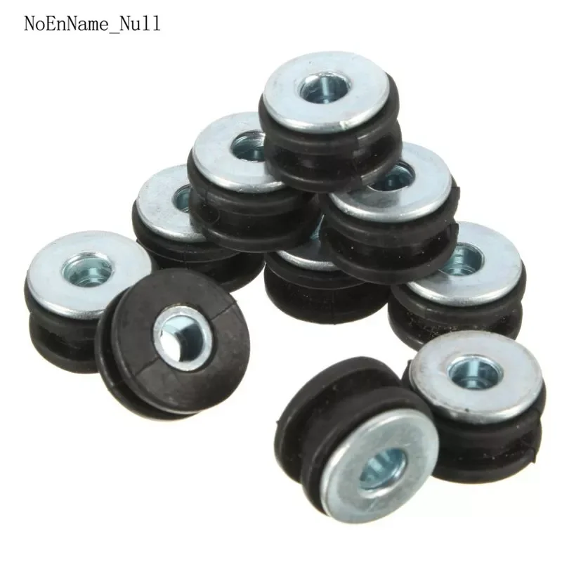 

10 Set Motorcycle Rubber Grommets Bolt Kit Pressure Relief Cushion Kit Replacement Accessories