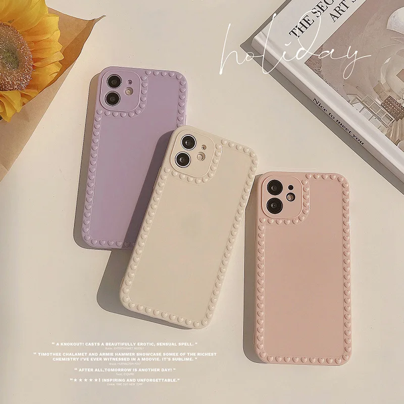 

Simplicity Phone Case For iphone 13 12 11 Pro Max Phone Case Plain Soft Camera protection For iphone X XS XR XSMax Phone Case