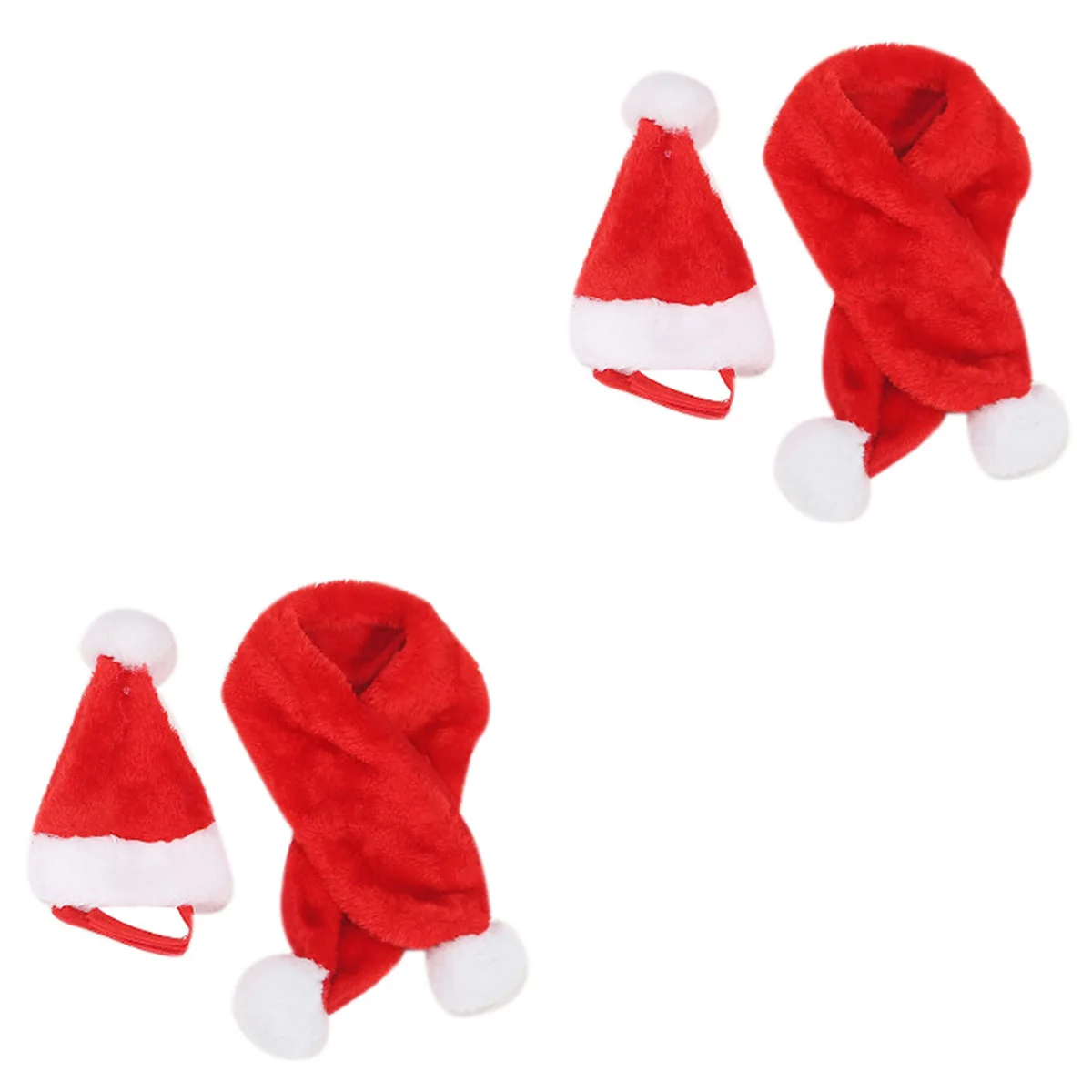 

Christmas Pet Costume Dog Santa Xmas Hat Red Gifts Scarves Scarf Catfor Winter Accessorydress Warm Year New Clothing Outfits