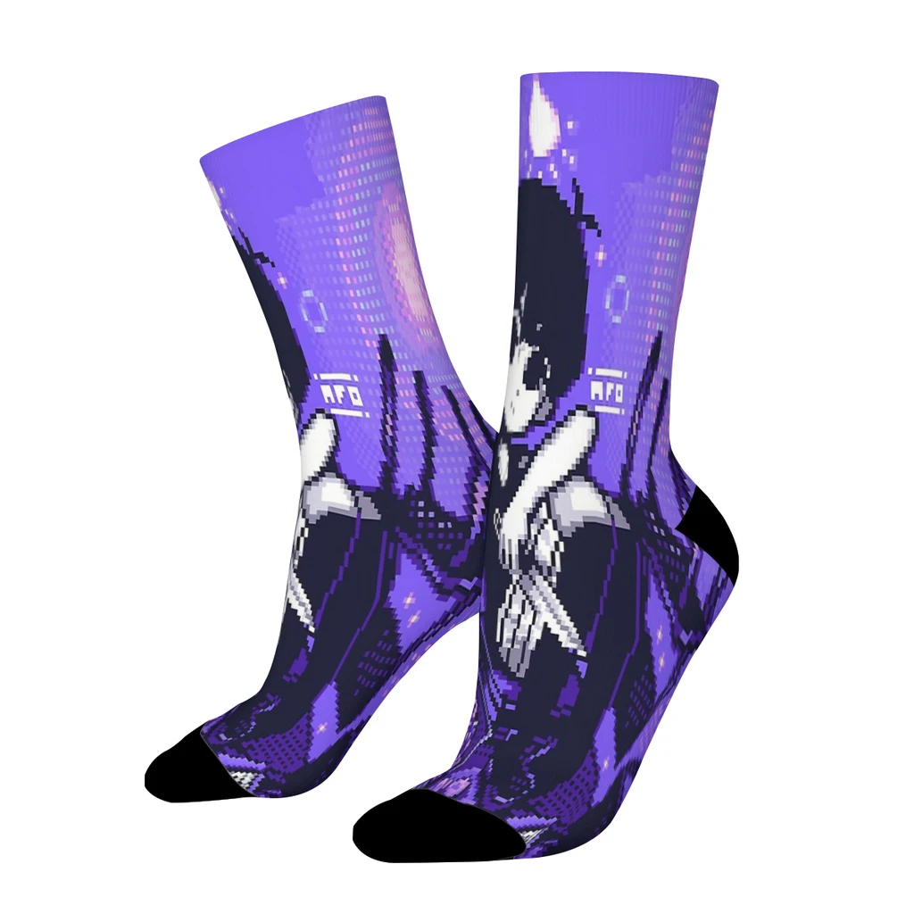 

Sit In The Chair Omori Aubrey Game Straight Socks Male Mens Women Autumn Stockings Polyester Printed