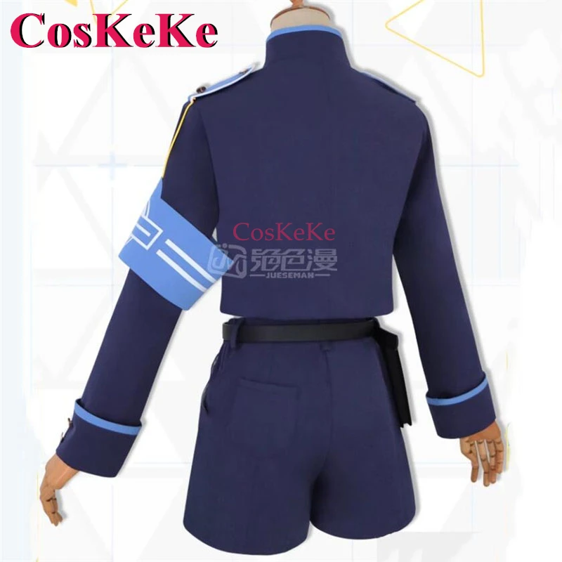 CosKeKe Tachibana Hikari/Tachibana Nozomi Косплей игра синий архив костюм Hyland железная дорога