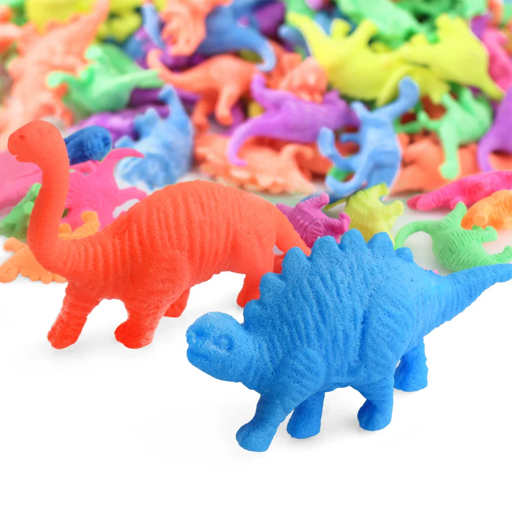

10/20/50pcs Growing In Water Bulk Swell Sea Creature Dinosaurs Land Animal Various Kinds Expansion Toy Colorful Magic Toys