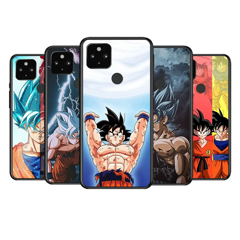 

Cartoon DBZ Hot Anime Shockproof Cover For Google Pixel 6 Pro 5 4 6A 5A 4A XL 5G Black Phone Case Soft Funda Coque Capa