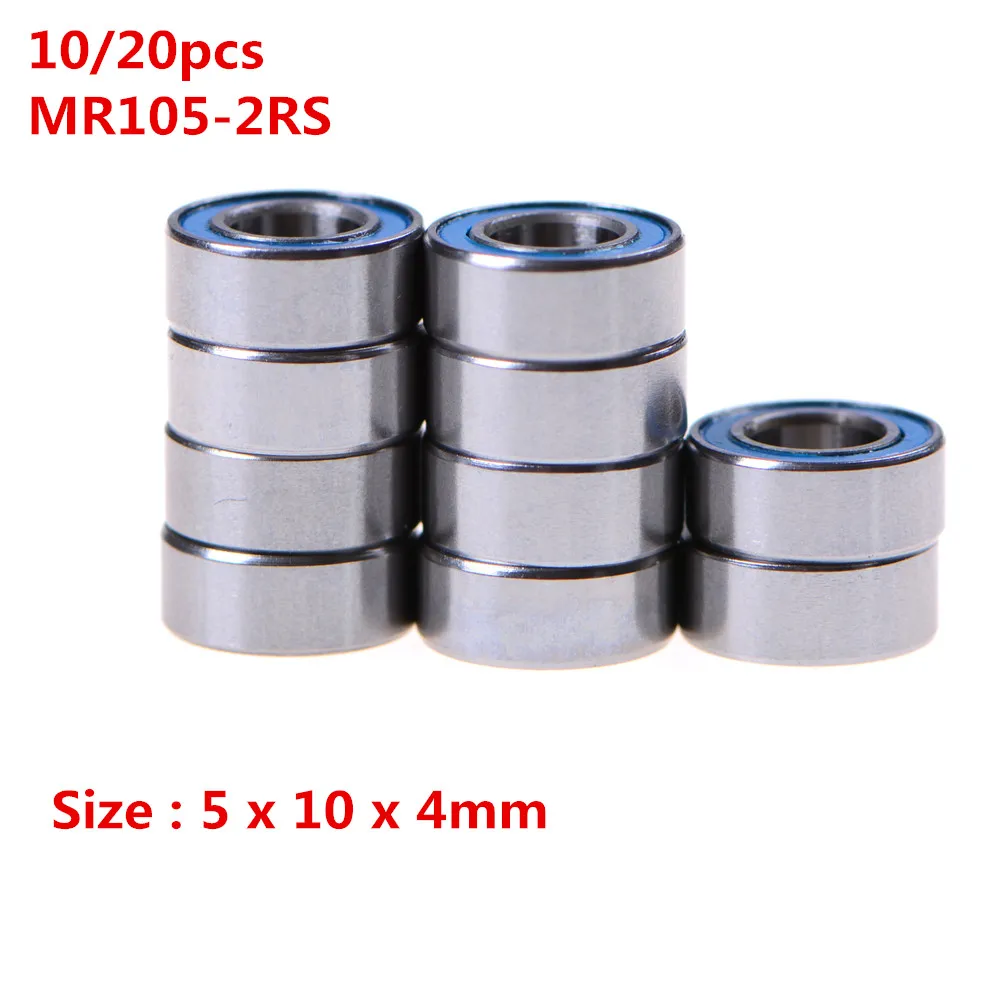 

10/20 шт., MR105-2RS 5x10x4 мм