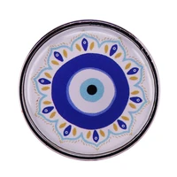 the evil eye of greece jewelry gift pin wrap garmentfashionable creative cartoon brooch lovely enamel badge clothing accessories