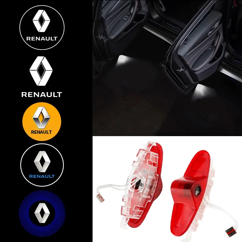 2 шт. светодиодные автомобильные дверные приветственные огни с логотипом