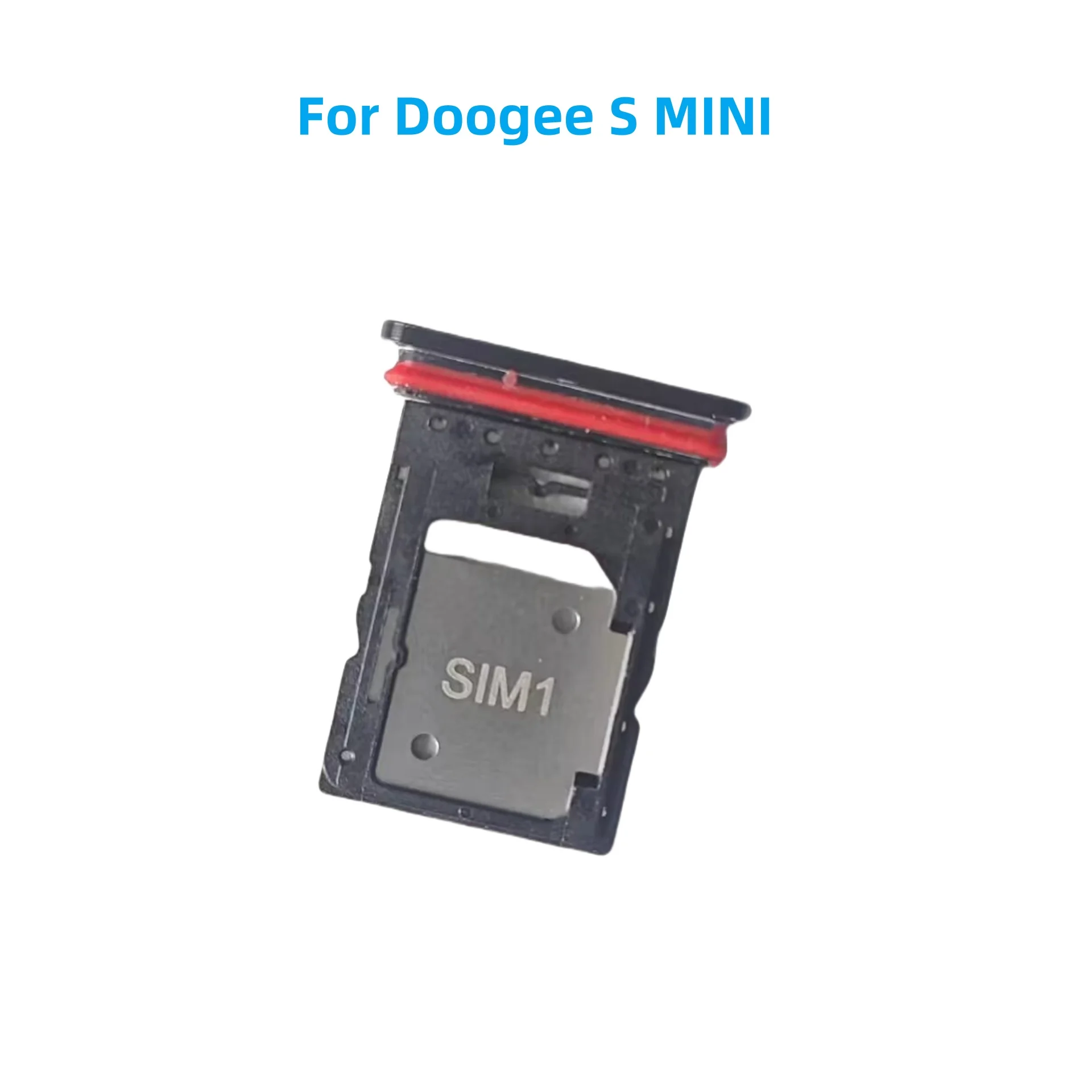 Фото Для сотового телефона Doogee Smini S MINI, новый оригинальный держатель для карт Sim2 TF SIM1, лоток для SIM-карты, запасные части №1