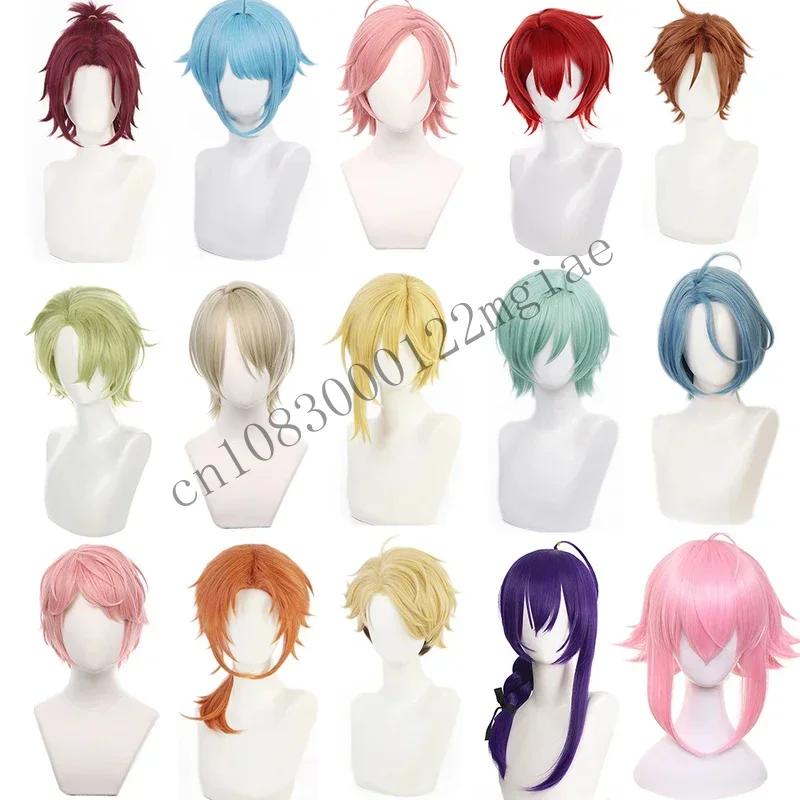 Аниме Es Ensemble Stars Косплей Narukami Arashiy Tomoe Hiyori Nito Nazuna Tori Himemiya Oukawa Kohaku Tsukinaga Leo парики CMM221