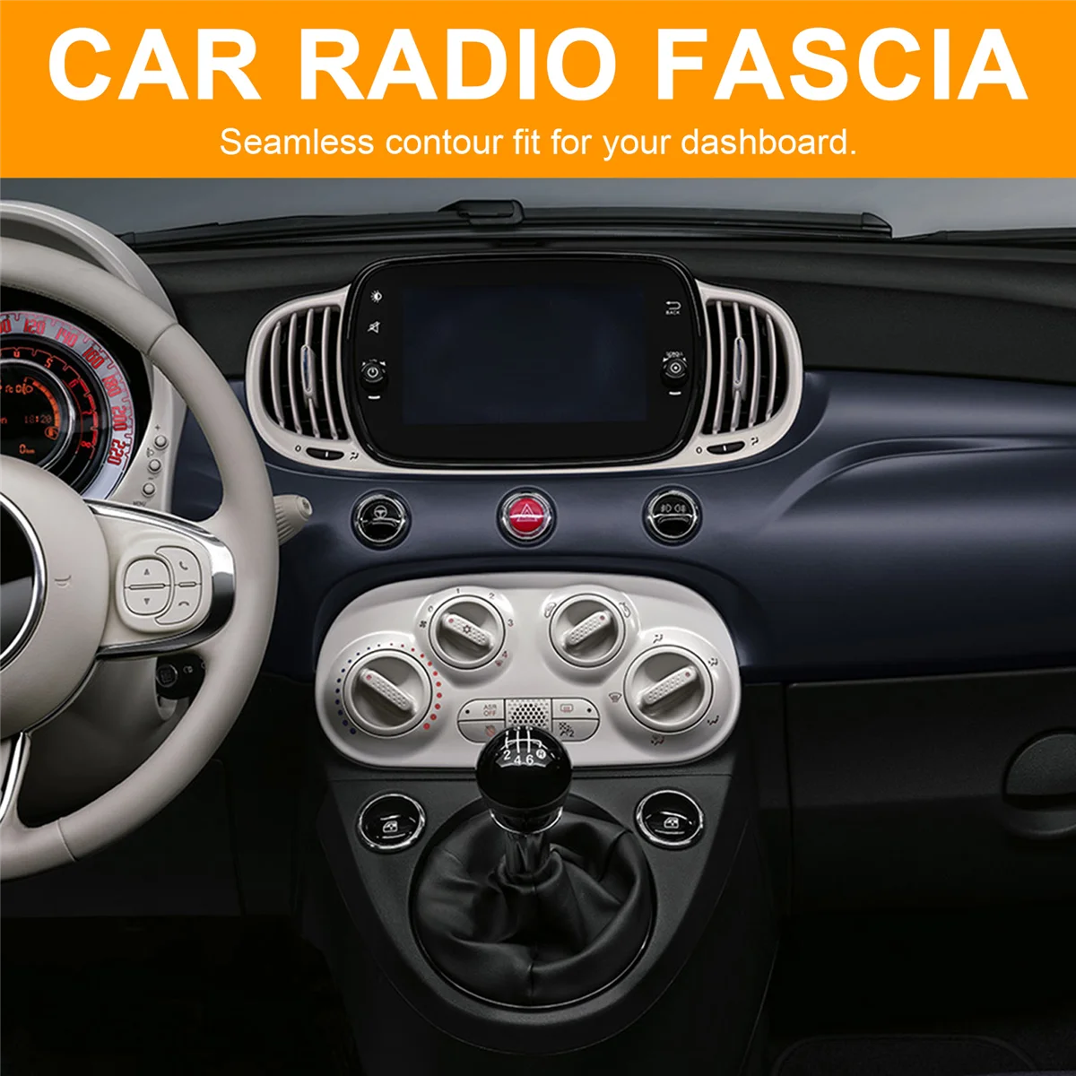 Автомобильный радиоприемник 2 Din Fascia для Fiat 500 2007-2015 DVD-стерео панель установка