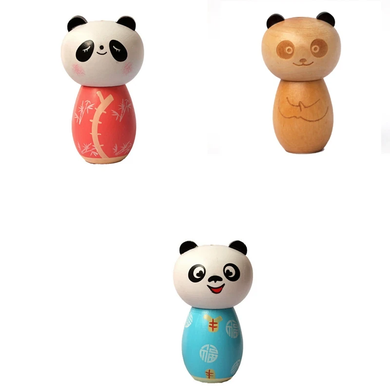 

Картридж для зубочисток с милой мультяшной пандой, портативный деревянный фотоконтейнер, товары для кухни