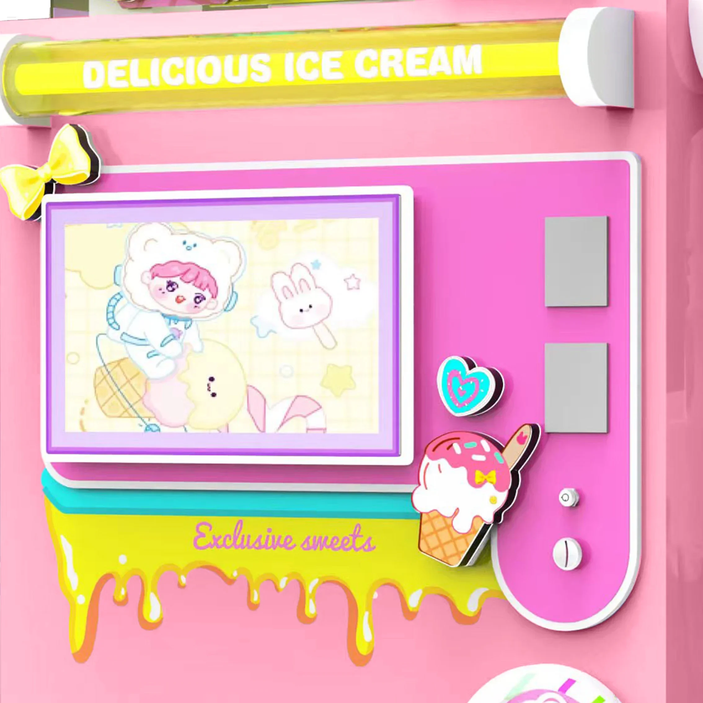 Торговый автомат для мороженого Oculeap торговый продажи мягкого коммерческая