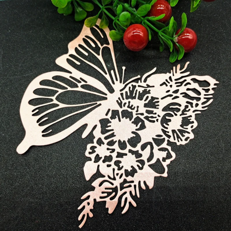 

Kawaii Large Butterfly Etching Metal Cutting Dies DIY Scrapbook Die Cutout Wedding Party Craft Card Embossing Decoration Stencil