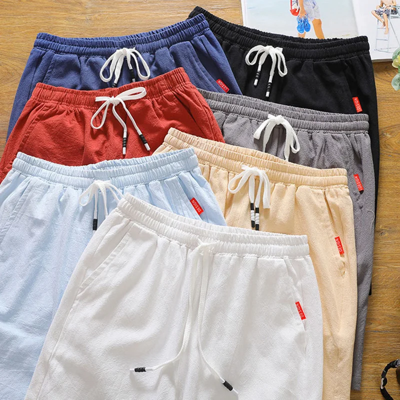 

New Men Shorts Solid Harajuku Fashion Trend Baskeall Sweatpants Casual Fitness High Quality Loose Beach Shorts Dropshipping