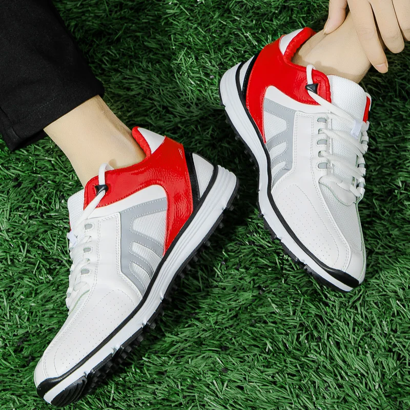 Men Professional Golf Shoes Sport Shoes Waterproof Male Athletic Spiked Golf Shoes Sneaker Man Walking Boot