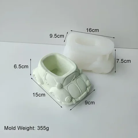 Форма для цветочного горшка из силикона