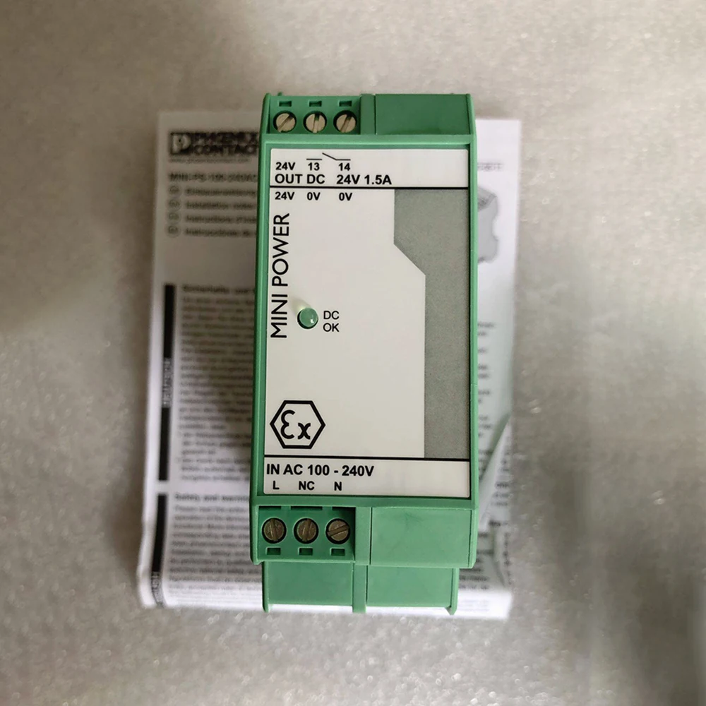 

Блок питания для Phoenix MINI-PS-100-240AC/24DC/1,5/EX 2866653