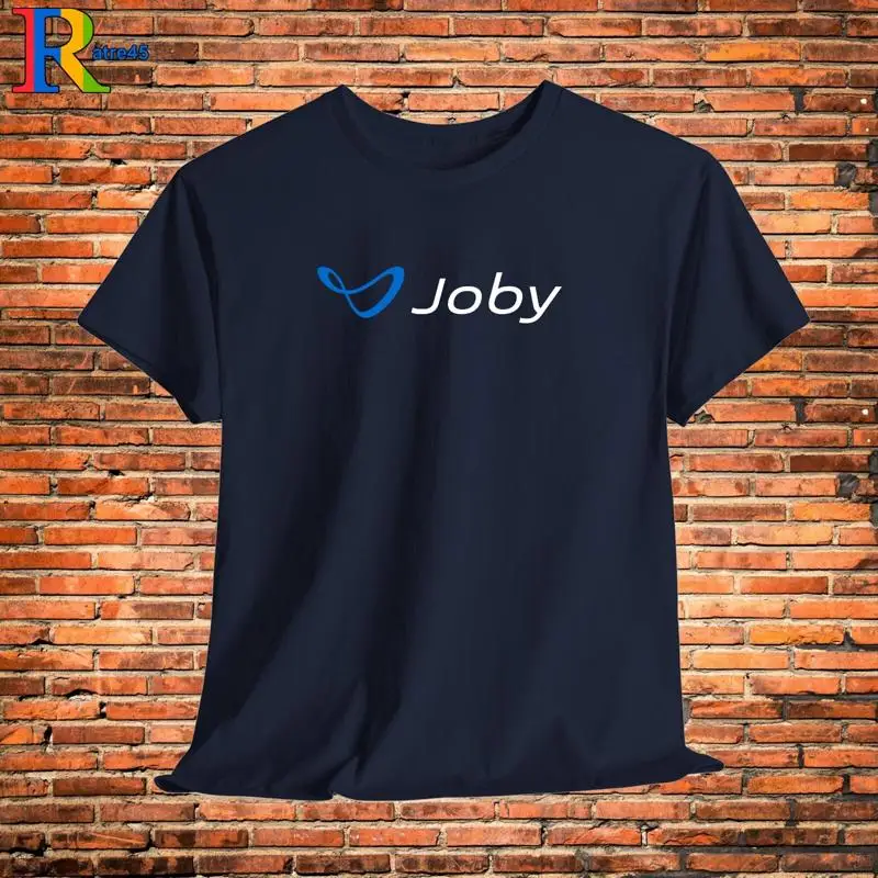 Фото Футболка с логотипом Joby Aviation, черная, серая, белая, темно-синяя, красная, оранжевая, размеры C, S, 5XL №1