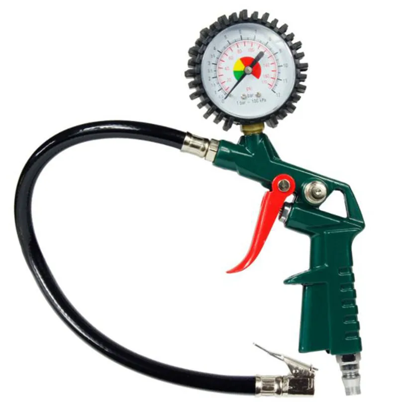 

Tire Pressure Gauge For Car Motorcycle SUV Inflator Pumps Tire Repair Tools Pressure Gun Type For Air Compressor High Quality