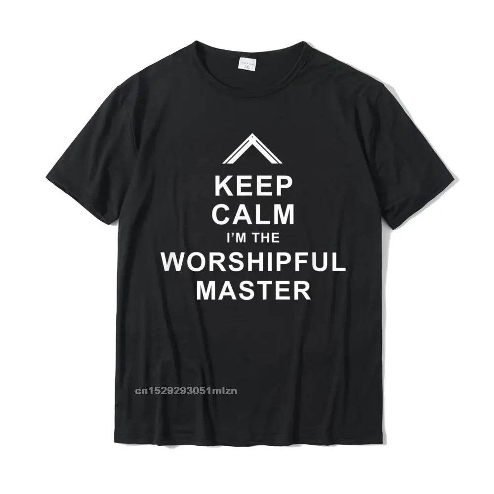 Keep Calm Im The Worshipful Master Freemason Prevalent Family T Shirt хлопковые топы рубашка для мужчин с