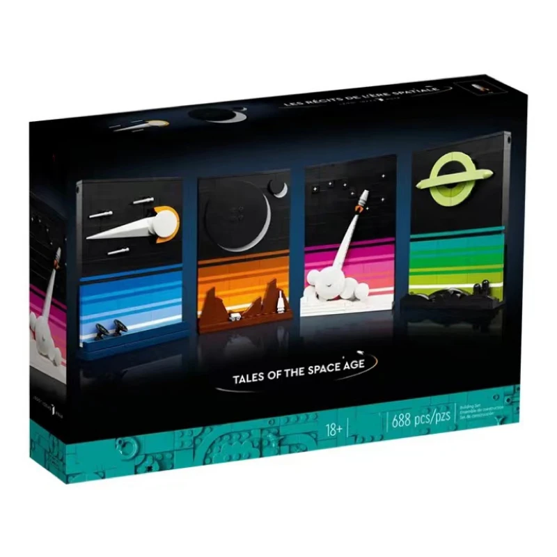 

In stock Ideas Tales of the Space Age 21340 Ursa Major The Black Sun Sets Stars Building Blocks Kids Education Toys Gift