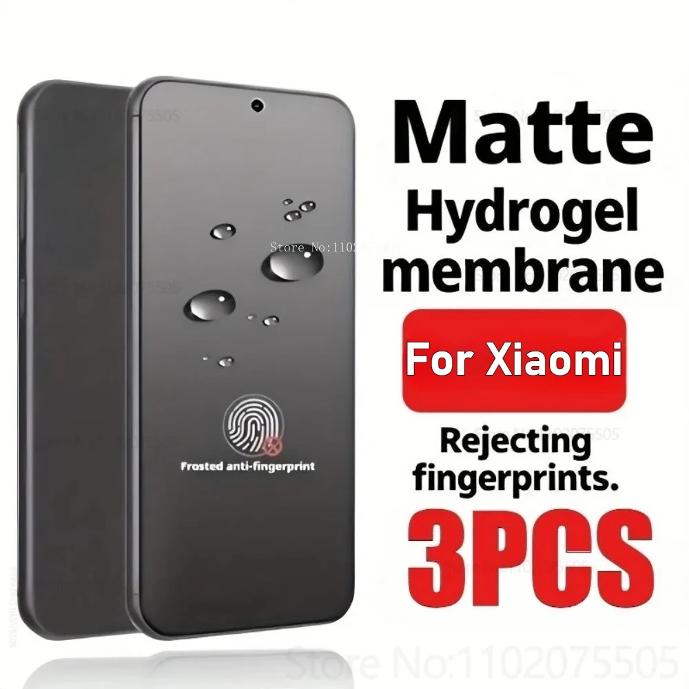 Фото 3 шт. матовая гидрогелевая пленка для Xiaomi 15 Pro 15S Pro 15 Ultra 14T Pro, полноэкранное покрытие, защита от отпечатков пальцев 13 Ultra 11i 12S Ultra №1