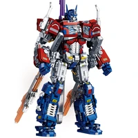 new transformation super robot optimus deformation prime heroes building block brick model toy kid gift