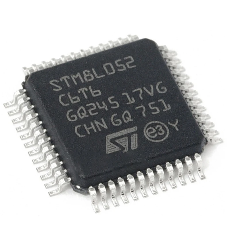 5pcs STM8L052C6T6 STM8L052 STM32L052C8T6 QFP48 microcontroller IC chip