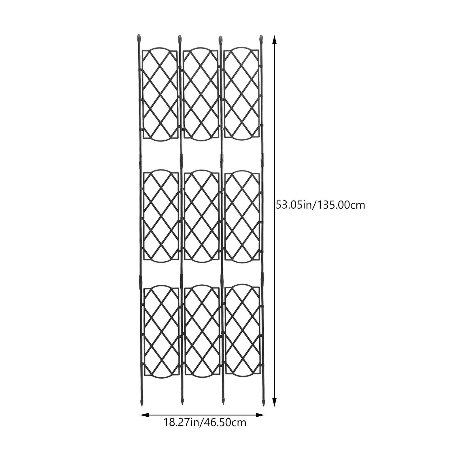 

Trellisclimbing Garden Support Vine Metalfor Rack Panels Cucumber Tomato Holder Stand Stake Vines Lattice Grid Vegetables Flower