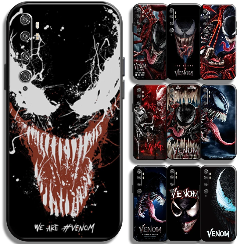 

Marvel Venom For Xiaomi Mi CC9 Mi CC9e Mi CC9 Pro Phone Case Cover Back Liquid Silicon Soft Carcasa TPU Funda Cases Shockproof