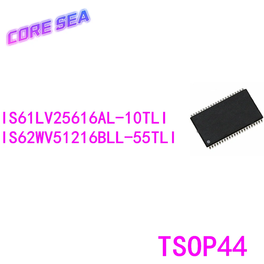 

10PCS IS61LV25616AL-10TL 10TLI IS62WV51216BLL-55TLI patch TSOP44