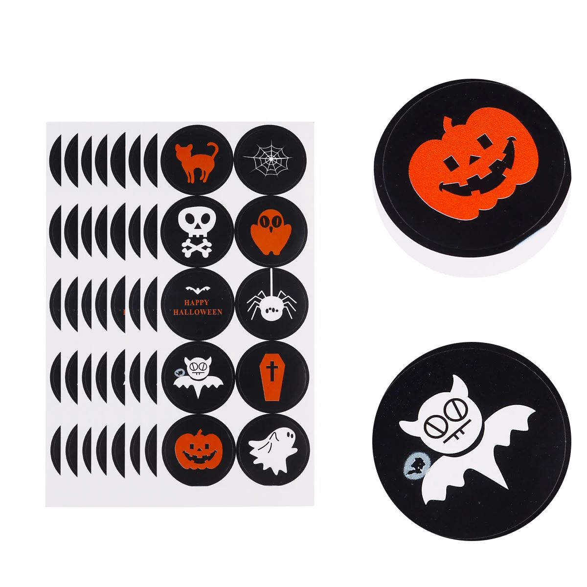 

Sticker Stickers Sealing Packing Labels Baking Envelope Gift Decorative Bottle Or Character Treat Label Trick Scrapbooking