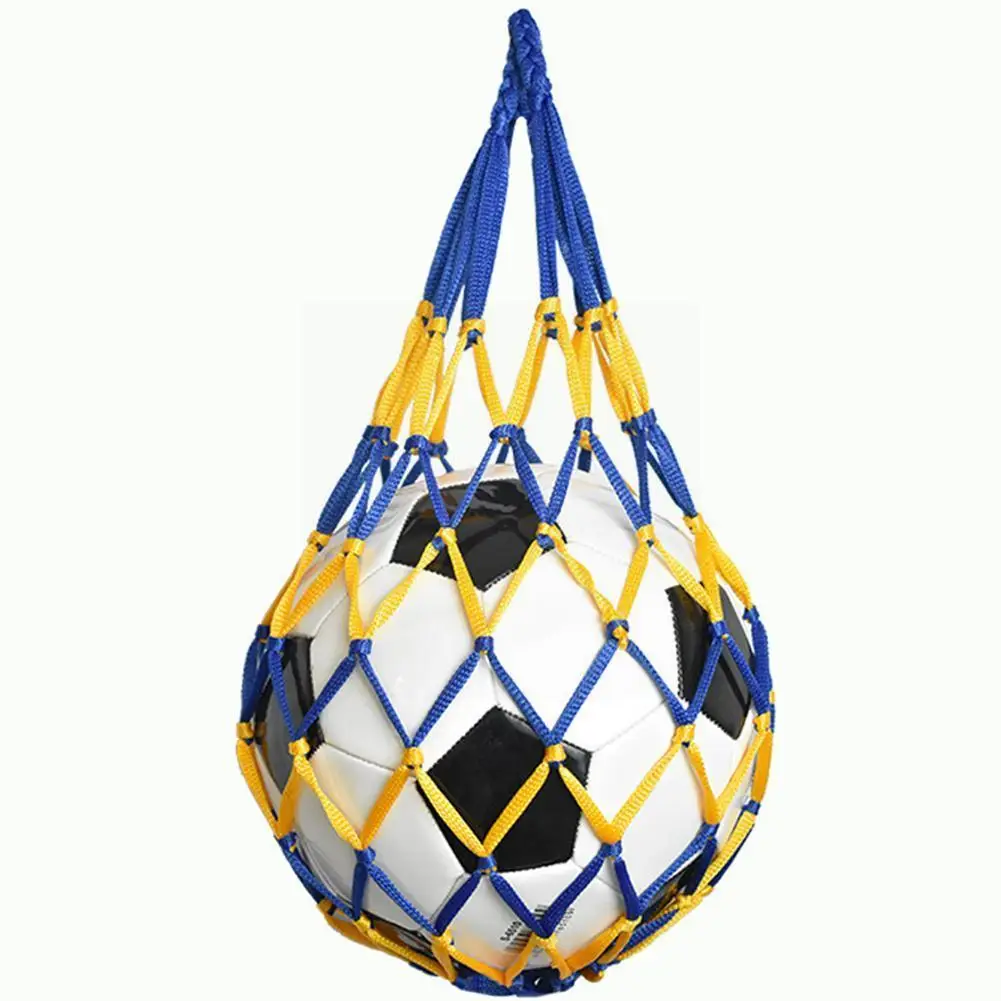 

1pc Football Net Bag Nylon Bold Storage Bag Single Portable Volleyball Ball Equipment Basketball Bag Carry Sports Outdoor S M0w1