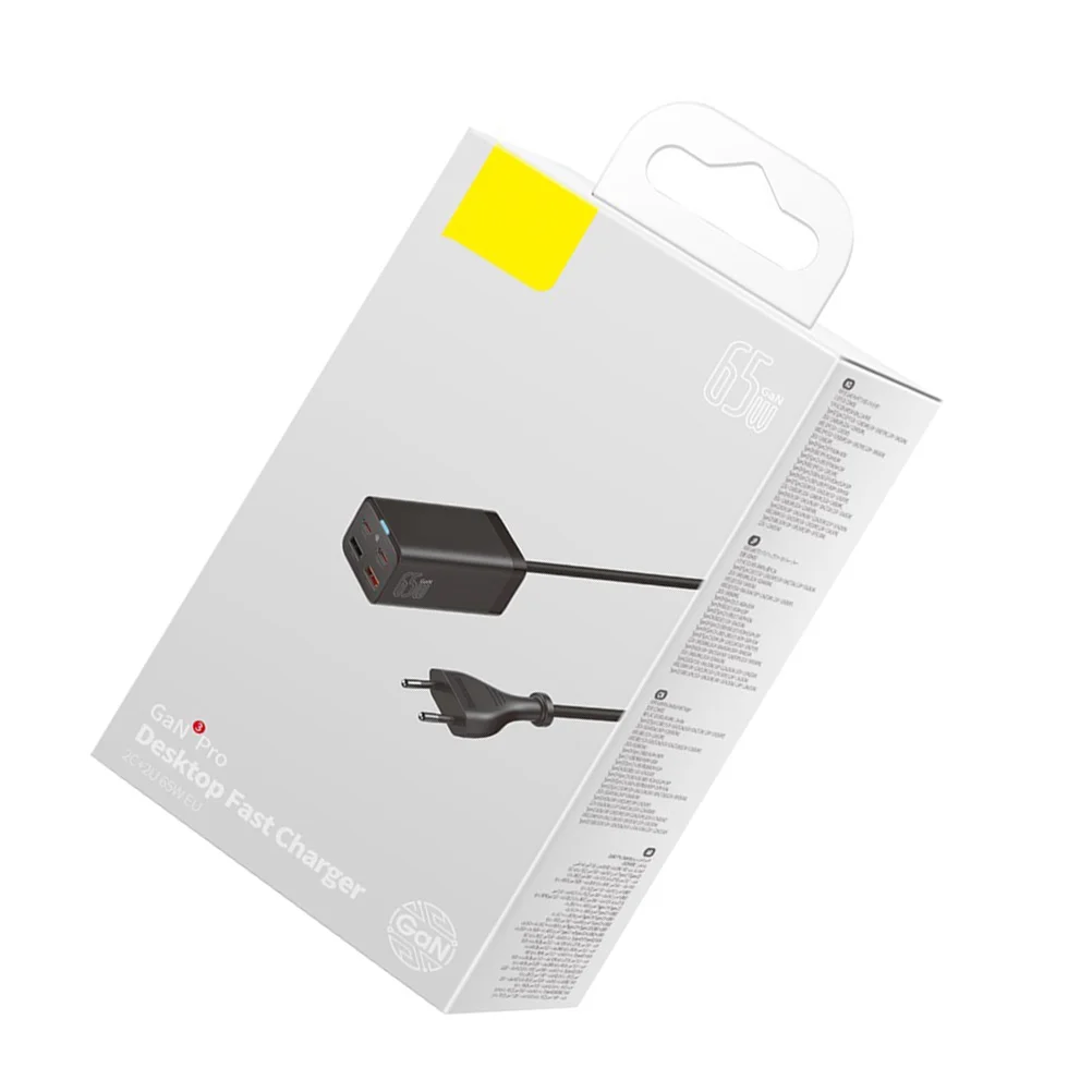 

Multiple USB Charging Station 65W USB-C/USB Multi Port Plug