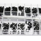 18 спецификаций, набор для ремонта винтов, винты из углеродистой стали для очков, солнцезащитных очков с отверткой, винты для ремонта очков