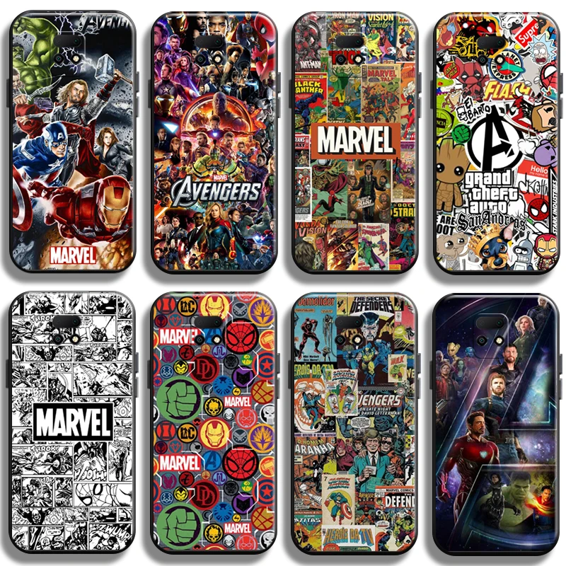 

Marvel Logo Spiderman Comics For Xiaomi Redmi 10X Pro 5G 10X 4G Full Protection Soft Shell Cover Black Funda TPU Shockproof