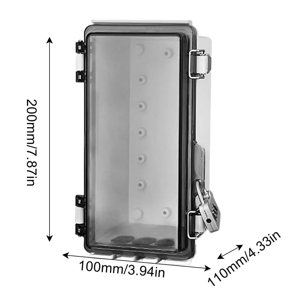 

Прозрачный водонепроницаемый распределительный ящик ABS